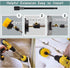Drill Brush Attachment Set, 4pcs Nylon Bristle Power Scrubber for Cleaning Showers, Bathroom, Tile, Grout, Carpet with Plastic Handle & Extension ...