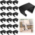 Blulu 16 Pieces Patio Furniture Clips Outdoor Furniture Sofa Clips 2.4 D x 1.4 W x 1.22 H Rattan Clamps Wicker Chair Fasteners, Connect The Sectio...