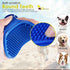 2 Pack Dog Grooming Brush, Premium Soft Silicone Pet Bath Brushes with Adjustable Handle, Shampoo Soothing Comb for Wet Dry Long Short Haired Dogs...