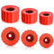 6 Pieces Copper Pipe Cleaners Include 12 Inch, 34 Inch, 1 Inch Handy Sized Plumber, Tube Cleaning Brush for Copper, Red Different Size Copper Pipe...