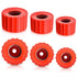 6 Pieces Copper Pipe Cleaners Include 12 Inch, 34 Inch, 1 Inch Handy Sized Plumber, Tube Cleaning Brush for Copper, Red Different Size Copper Pipe...