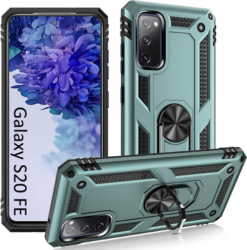 ADDIT Case for Samsung S20 FE Phone Case Samsung Galaxy S20 FE Case, Military Grade, Heavy Duty, with Stand Ring, Support Magnet Car Mount for Sam...