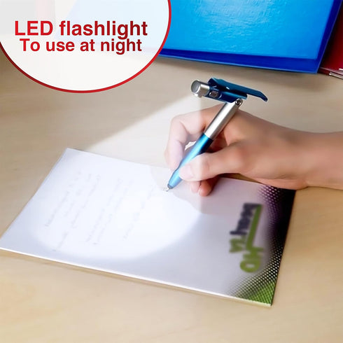 pens, gift stylus pens for touch screens, Thank You a lot Motivational Messages, Ballpoint best gift 5 in 1,function light pens touch pen with, ph...