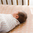 Crane Baby Soft Cotton Crib Mattress Sheet, Fitted Sheet for Cribs and Toddler Beds, Copper Dash, 28”w x 52”h x 9”d...