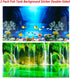 2 Pack Fish Tank Background Sticker Double-Sided Adhesive Wallpaper Aquarium Decorative Picture (20.4" x 11.8")...