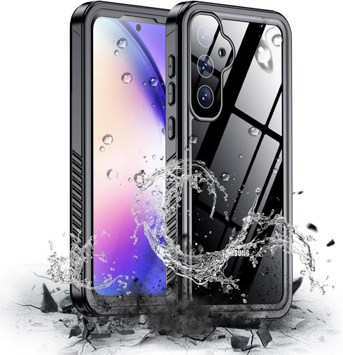 Hualele for Samsung Galaxy A54 5G Case Waterproof, Built in Lens & Screen Protector Rugged Full Body Heavy Duty Protective Military Grade IP68 Und...