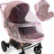 Durable Baby Stroller Mosquito Net (2 Pack) - Universal Elastic Edge Mesh Cover for Bassinets, Cradles, Playards, Car Seats & Mini Cribs | Breatha...