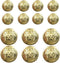14 Piece Metal Blazer Button Set - for Blazer, Suits, Sport Coat, Uniform, Jacket (Gold)18mm 23mm...