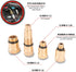 Performance Tool W80577 Compression Tester Spark Plug Adapters Set...