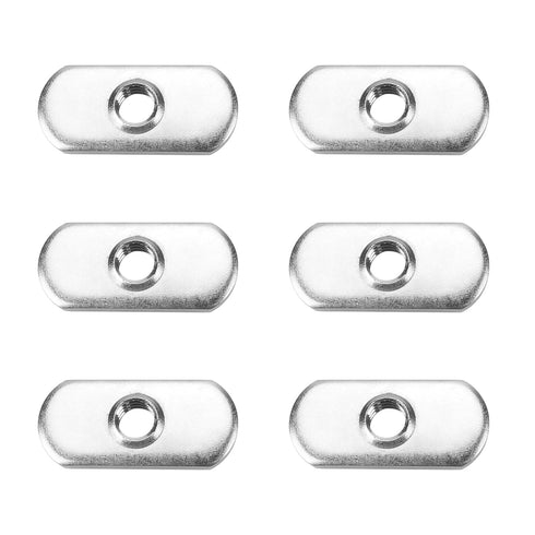 Kayak Track Nuts, T Nut for T track/rail, 1/2" Wide, 1/4-20 Threads, Kayak Fishing Accessories Hardware Screws T-Slot Nut 6 Pack...