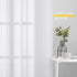 NICETOWN Sheer Curtains for Living Room - Grommet Top Faux Linen Semitransparent Curtains 84 inches Long for Patio Sliding Glass Door (White, 1 Pa...