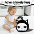 Halloween Black Cat Plush Toy Black Cat Pillow, Black Cat Stuffed Animal Pillows Cute Skeleton Black Cat Plushie Toys Gifts for Kids Adults Birthd...
