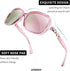 FEISEDY Vintage Square Polarized Sunglasses for Women UV400 Travel Driving Fashion Arcuate Sunglasses B2526...