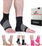 Compression Socks for Women & Men Open Toe (3 Pairs), Ankle Brace Compression Sleeve with Neuropathy, Foot Compression sleeve for Swelling, Pain &...