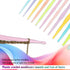 12 Pcs Plastic Crochet Hooks Different Sizes (2.0-10.0 mm) Ergonomic Handle Crochet Knitting Needles Set Craft Yarn Weaving Tools for Hat Gloves S...