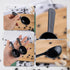 Framendino, 12 Pack Plastic Coffee Measuring Spoons Short Handle Scoops for Tea Sugar Cereal Milk Powder Spices Black 7g...