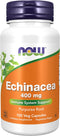 NOW Supplements, Echinacea (Purpurea Root) 400 mg, Immune System Support*, 100 Veg Capsules...