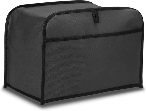 kwmobile Cover Compatible with 2 Slice Toaster - Plastic Case for Bread Toaster Machine- Dark Grey...