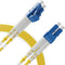BEYONDTECH LC to LC Fiber Patch Cable Single Mode Duplex - 2m (6.56ft) - 9/125um, Compatible with OS1 - OS2, LSZH PureOptics Cable Series...