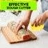 Hard Bench Scraper Dough Scraper - SURDOCA 5.31x3.64'' Plastic Pastry Cutter Dough Cutter Bread Cutter bread making tools, Cake Scraper Bowl Scrap...