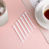 Prasacco 32 Pieces 1/32 Teaspoon 0.15 mL Mini Measuring Spoons Micro Scoops for Jars Little Tiny Plastic Scoop for Cosmetics Medicines Spices Powd...