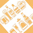 BENECREAT Oktoberfest Drawing Painting Stencils, 12x12" Beer Wine Glasses Bottles Plastic Stencil Templates for Summer Fun, Diary Scrapbook DIY Cr...