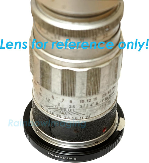 Fotasy Pro Leica M Lens to E Mount Adapter, Leica M E Mount, FE Leica M Adapter, Compatible with Sony a7 a7R a7s II III IV a9 a7c Alpha 1 a6600 a6...