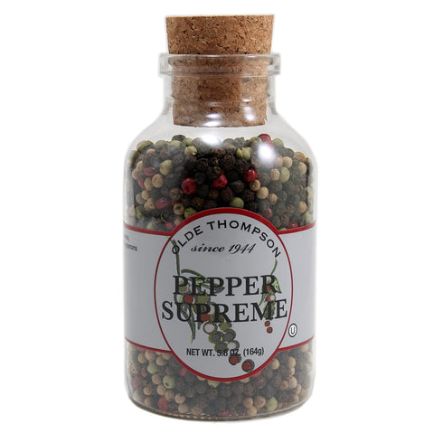 Olde Thompson Pepper Supreme, Whole Pepper Blend With White, Black, Pink, Green Peppercorns, 5.8 oz...