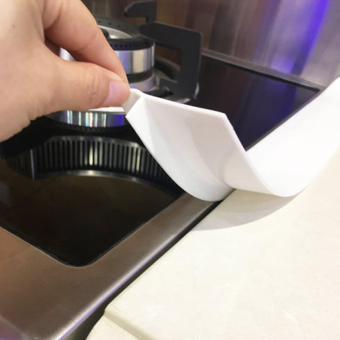 Silicone Stove Counter Gap Cover by Kindga, 21" Easy Clean Gap Filler Sealing Spills Between Kitchen Counter, Appliances,Stovetop, Oven, Washing M...