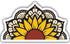 3PCS Sunflower Mandala Sticker, Funny Waterproof Vinyl Sticker for Hard Hat Laptop Water Bottle Phone Case Merchandise Decor Decal Stuff Birthday ...