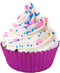 Fox Run Hot Pink Foil Muffin and Cupcake Liners, Set of 32 Standard Size Wrappers...
