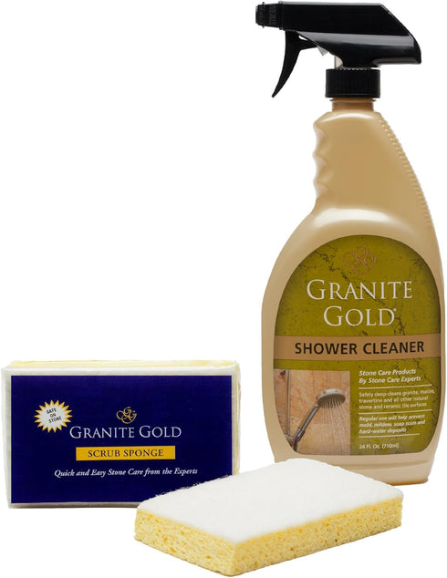 Granite Gold Non-Scratch Scrub Sponge for Granite, Marble & Other Natural Stone & Quartz Surfaces...