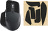 kwmobile Mouse Grip Tape Compatible with Logitech MX Master 3S Grip Tape - Non-Slip Faux Leather - Black...