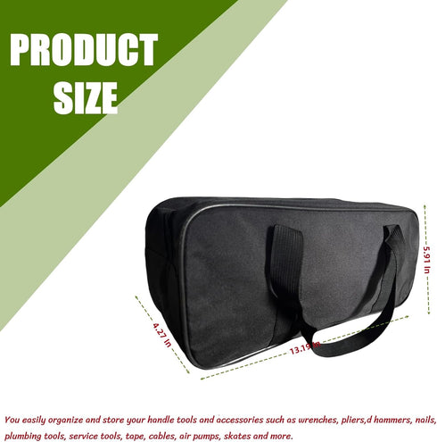 Wide Mouth Tool Bag, Waterproof Oxford Electrician Tool Bag, Large Capacity Tools Organizer and Storage Handbag, Tool Pouch Tote Bag for Hand Powe...