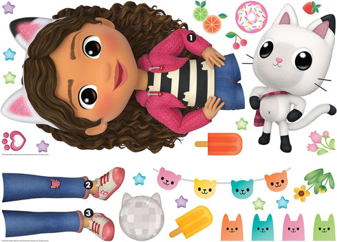 DreamWorks Gabby's Dollhouse Character Giant Wall Decals by RoomMates, RMK5453GM...