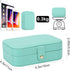 Jewelry Box, Travel Jewelry Organizer Case Small Jewelry Storage and Organizers Craft Containers Travel Mini Organizer/GREEN...