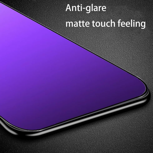 2 PCS Anti-Blue Privacy Anti-Glare Tempered Glass for iPhone 14 Pro Max Matte Anti-Spy Screen Protector Anti-Peeping Film Anti-scratch Full Covere...
