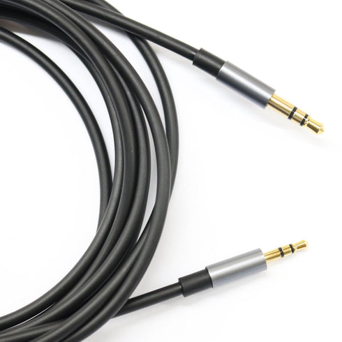 Black 3ft Gold Plated Design 3.5mm Male to 2.5mm Male Car Auxiliary Audio Cable Cord Headphone Connect Cable for Apple, Android Smartphone, Tablet...