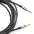 Black 3ft Gold Plated Design 3.5mm Male to 2.5mm Male Car Auxiliary Audio Cable Cord Headphone Connect Cable for Apple, Android Smartphone, Tablet...