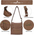 Angel Kiss Crossbody Purse for Women Multi Pockets Bags Retro Vegan Designer Leather Women's Shoulder Handbags...
