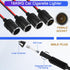1 to 4 Car Cigarette Lighter 12v 24v Power Charger Adapter 4 Way Socket Car Cigarette Lighter Splitter Extension Cable 13AWG with 20A Fuse- 1FT/0....