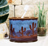 Ebros Rustic Southwestern Desert Cactus Arizona Wilderness Bathroom Accent Resin Figurine Accessories Western Country Cabin Lodge Decorative (Toot...