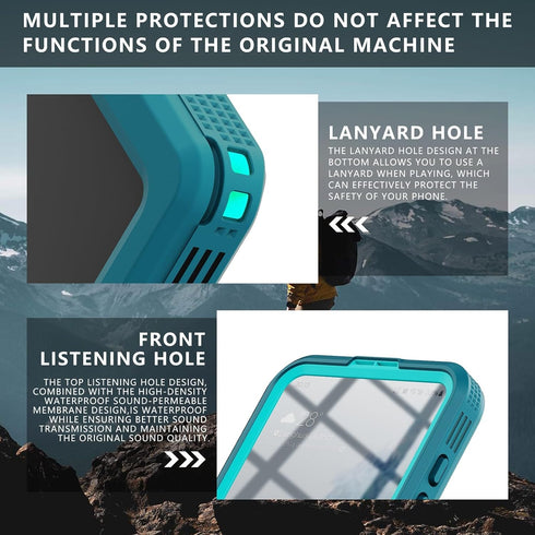 Designed for Galaxy S24 Plus Waterproof Case Compatible with MagSafe Magnetic Waterproof Full Body IP68 Underwater Case Built-in Screen Protector ...