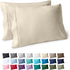 Bare Home Microfiber Pillow Cases - King Size Set of 2 - Cooling Pillowcases - Double Brushed - Sand Pillowcases 2 Pack - Easy Care (King Pillowca...