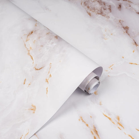 practicalWs Marble Contact Paper for Countertops Waterproof, 15.7in×118.1in Marble Wallpaper Peel and Stick, Self Adhesive Removable Vinyl Film Wa...