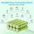 Brightown 8 Pack Rechargeable Battery AA, NiMH Pre Charged Double A Battery for Solar Lights and Household Devices, Recharge up to 1200 Cycles...