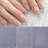 6 Sheets English Letters Nail Stickers for Nail Art Supplies 3D Self-Adhesive Gold White Laser Black Retro Letters Design Nail Art Stickers Alphab...
