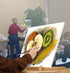 Creative Mark The Original Overby Tabletop Painting Easel, Portable Compact Easy Carry, Hold & Display Stretched Canvas Stable, 12" Inches, Natura...