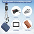 takyu Universal Cell Phone Lanyard, Crossbody Lanyard with Adjustable Nylon Neck Strap Compatible for Most Smartphones (2Pack Black+Grey)...