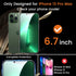 3+3 Pack Privacy Screen Protector for iPhone 13 Pro Max 6.7-Inch with 3 Pack Camera Lens Protector, Anti Spy Tempered Glass Film 9H Hardness Bubbl...